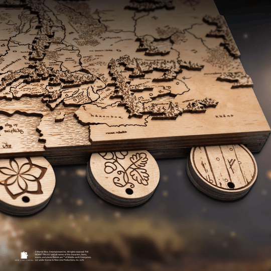 MIDDLE EARTH™ 3D KEY HOLDER – a thoughtful wood anniversary gift - ZeWood