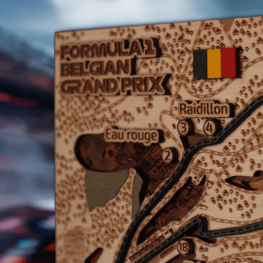 FORMULA 1 CIRCUIT KEY HOLDER - ZeWood