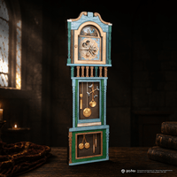 HANDCRAFTED WEASLEY™ MAGICAL 3D WOOD CLOCK - OFFICIALLY LICENSED