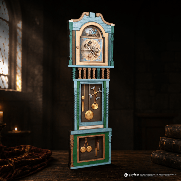 HANDCRAFTED WEASLEY™ MAGICAL 3D WOOD CLOCK - OFFICIALLY LICENSED - ZeWood