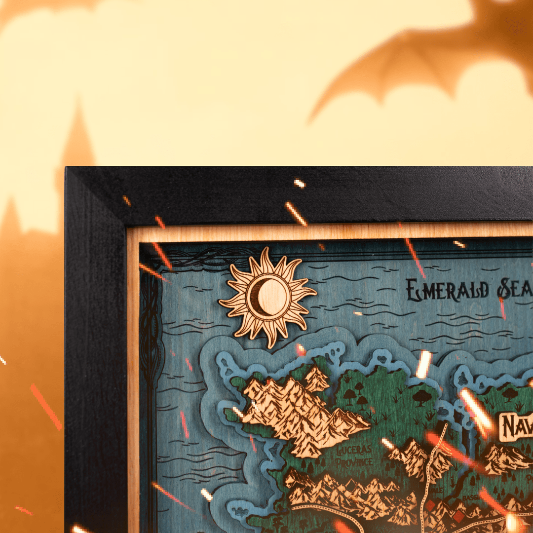 FANTASY KINGDOM NAVARRE 3D WALL MAP - ZeWood