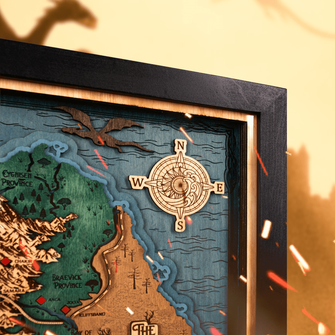 FANTASY KINGDOM NAVARRE 3D WALL MAP - ZeWood