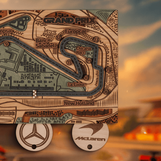 FORMULA 1 SPANISH GRAND PRIX KEY HOLDER - ZeWood