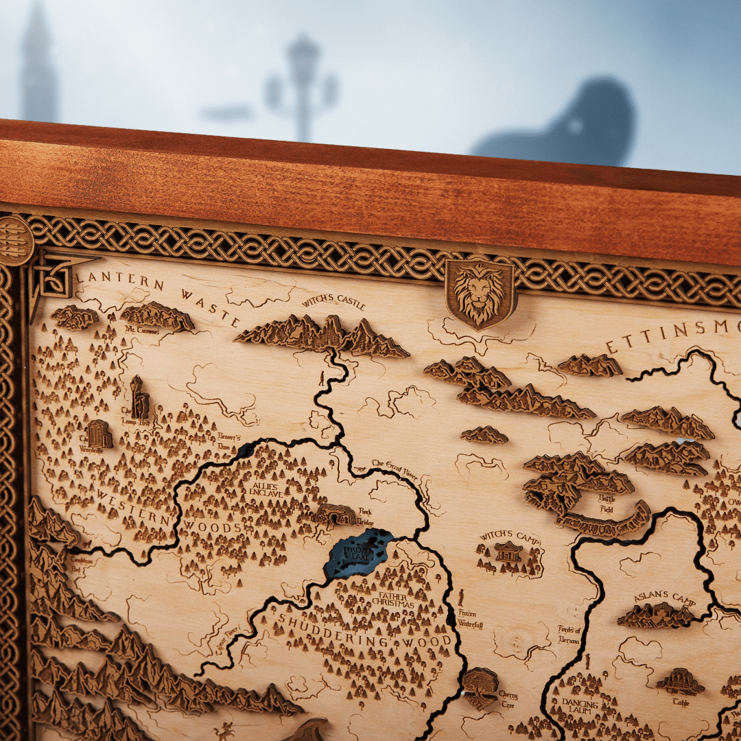 3D NARNIA WOOD MAP