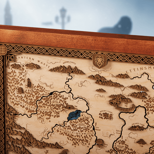 3D NARNIA WOOD MAP