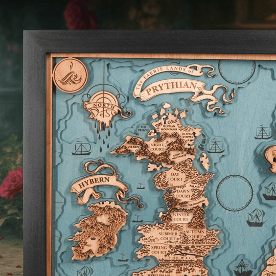 PRYTHIAN 3D WOOD MAP - ZeWood