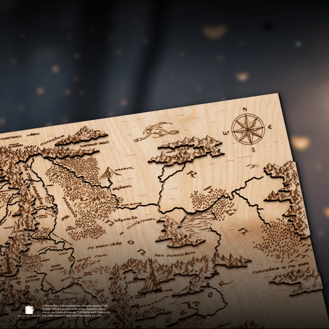 MIDDLE EARTH™ 3D KEY HOLDER – a thoughtful wood anniversary gift - ZeWood