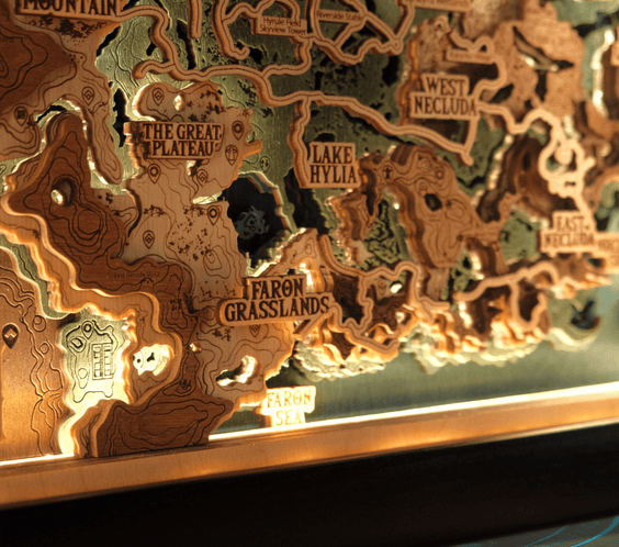 3D HYRULE WOOD MAP 2.0 - ZeWood