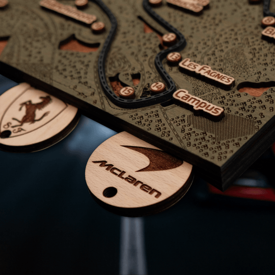 FORMULA 1 CIRCUIT KEY HOLDER - ZeWood