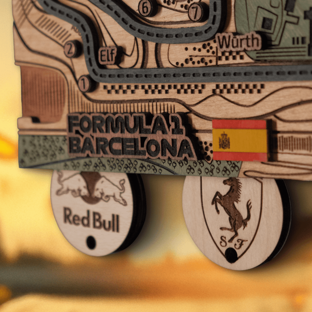 FORMULA 1 SPANISH GRAND PRIX KEY HOLDER - ZeWood