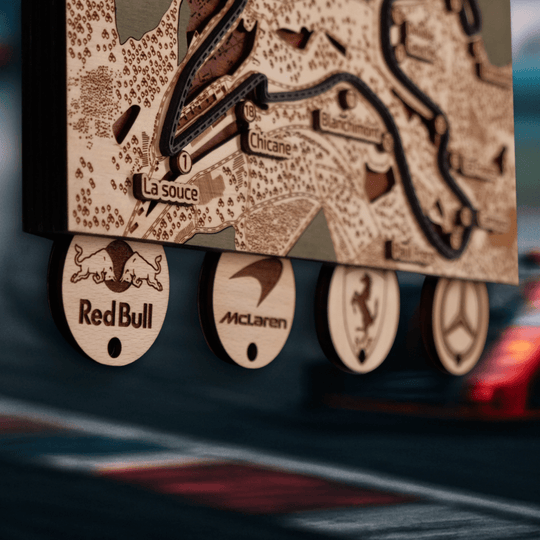 FORMULA 1 CIRCUIT KEY HOLDER - ZeWood