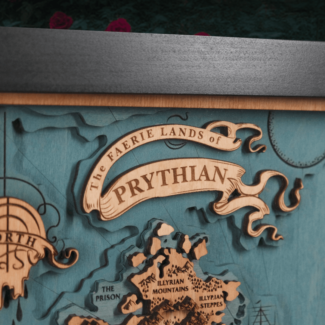 PRYTHIAN 3D WOOD MAP - ZeWood
