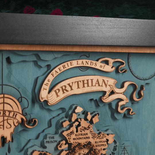 PRYTHIAN 3D WOOD MAP - ZeWood