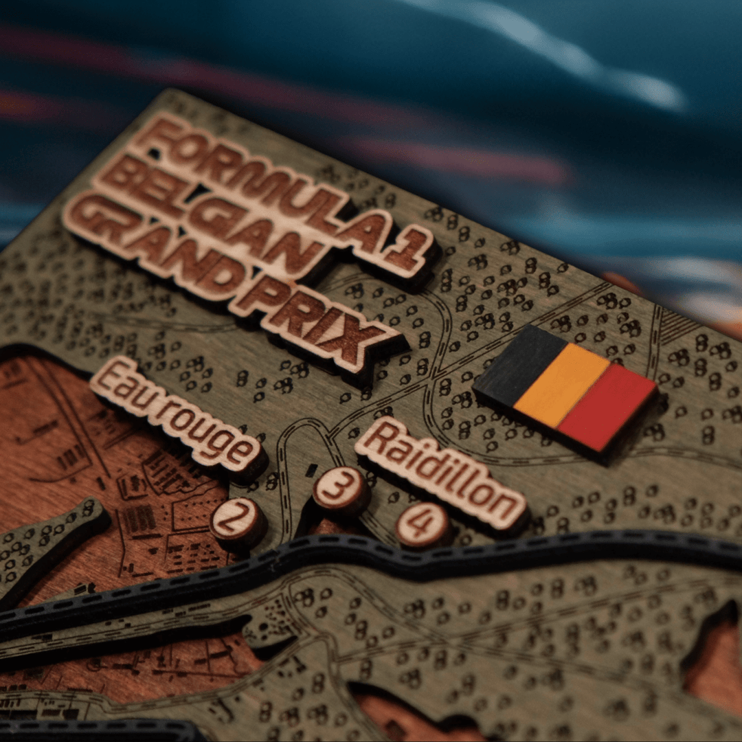 FORMULA 1 CIRCUIT KEY HOLDER - ZeWood