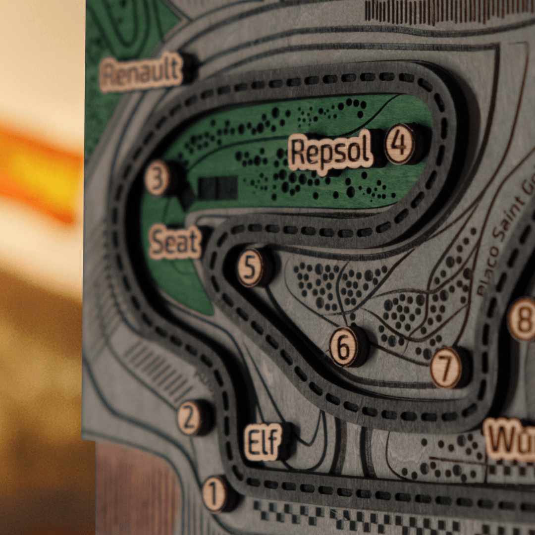 FORMULA 1 SPANISH GRAND PRIX KEY HOLDER - ZeWood