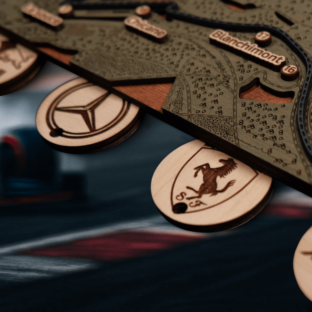 FORMULA 1 CIRCUIT KEY HOLDER - ZeWood