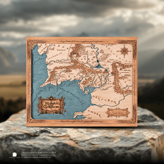 ROHAN & GONDOR 3D WOOD MAP - ZeWood