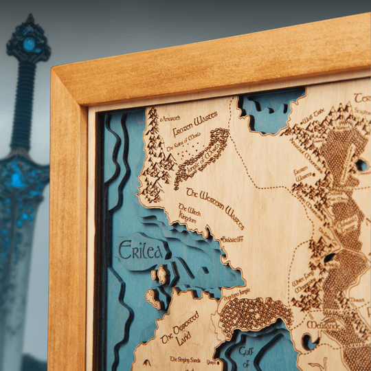 3D ERILEA WOOD MAP - ZeWood