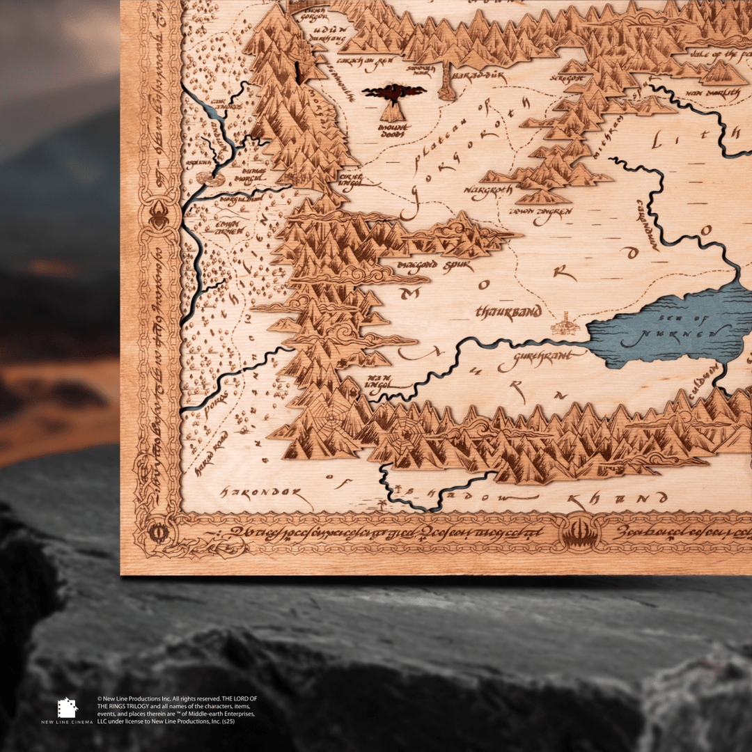 MORDOR 3D WOOD MAP - ZeWood
