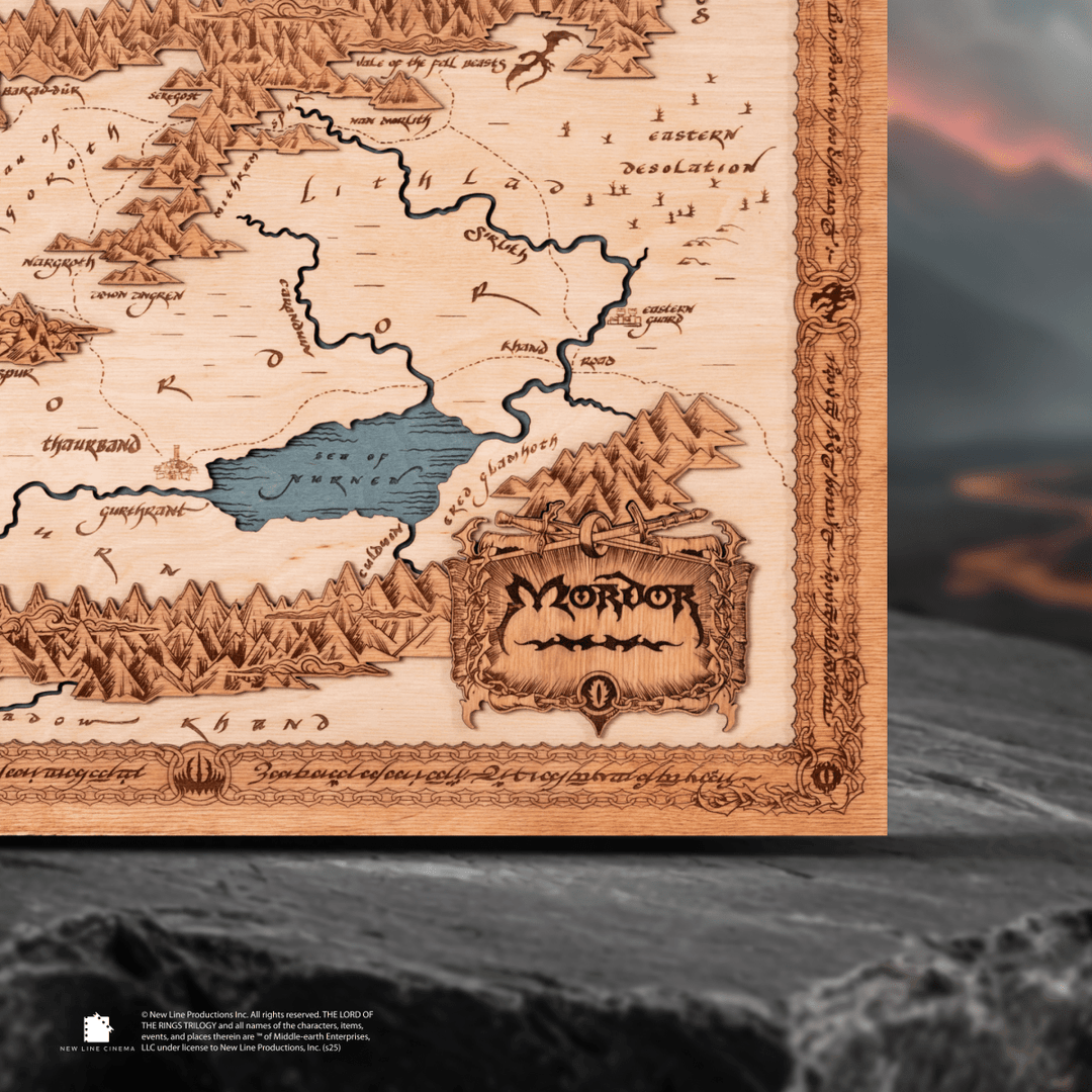 MORDOR 3D WOOD MAP - ZeWood