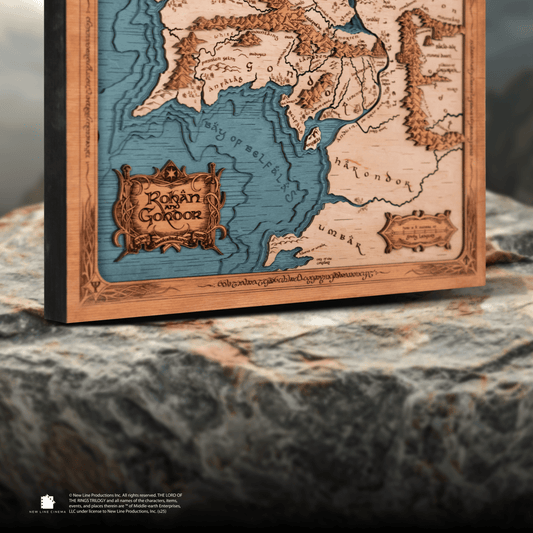 ROHAN & GONDOR 3D WOOD MAP - ZeWood