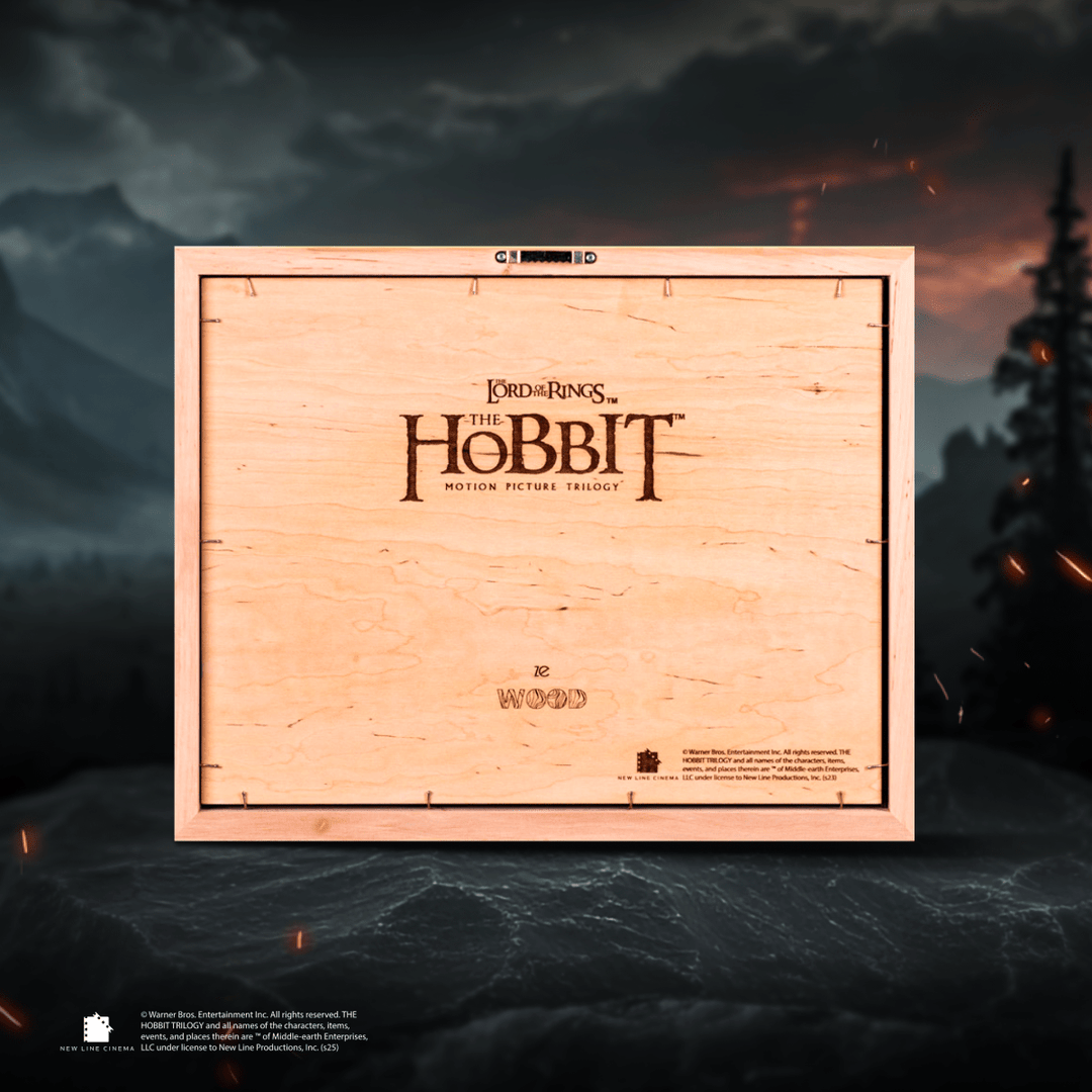 MIDDLE - EARTH™ 3D WOOD MAP WITH LIGHTING - A Legendary Wood Anniversary Gift - ZeWood