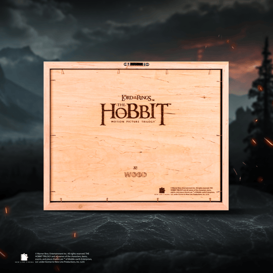 MIDDLE - EARTH™ 3D WOOD MAP WITH LIGHTING - A Legendary Wood Anniversary Gift - ZeWood