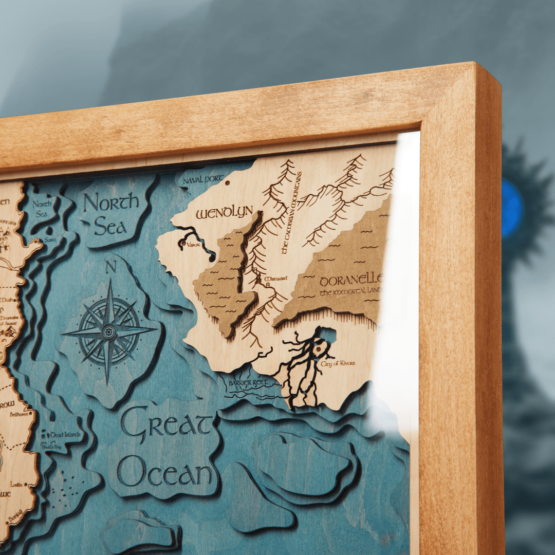 3D ERILEA WOOD MAP - ZeWood