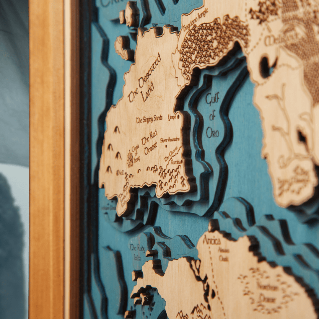 3D ERILEA WOOD MAP - ZeWood