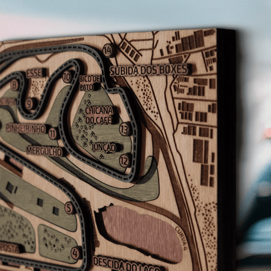 FORMULA 1 BRAZILIAN GRAND PRIX KEY HOLDER - ZeWood