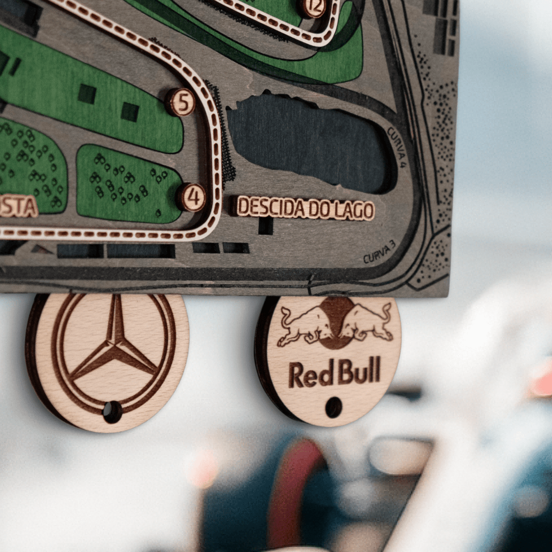 FORMULA 1 BRAZILIAN GRAND PRIX KEY HOLDER - ZeWood