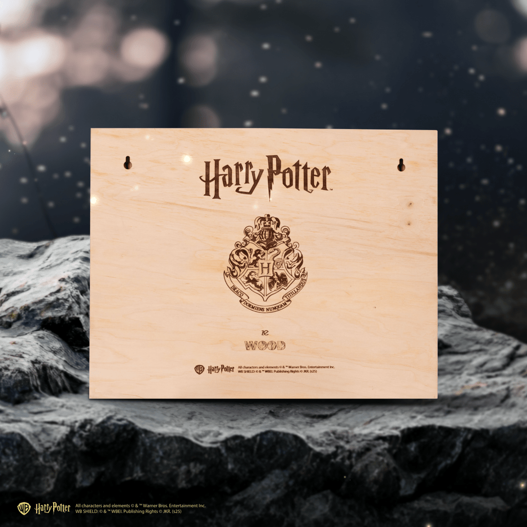 HOGWARTS™ 3D WOOD WALL POSTER - ZeWood