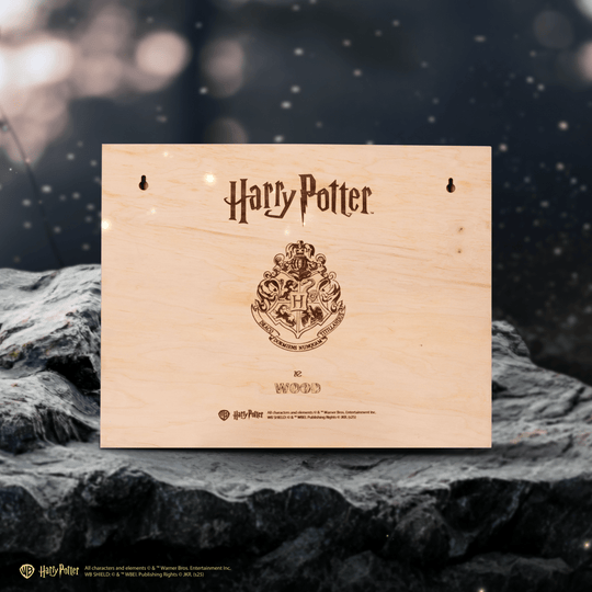 HOGWARTS™ 3D WOOD WALL POSTER - ZeWood