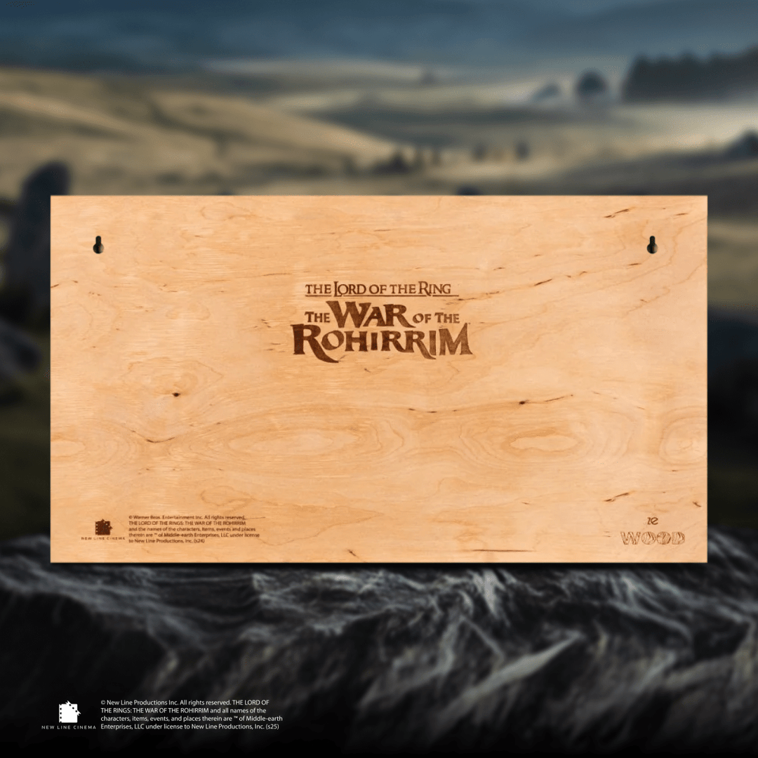 THE WAR OF THE ROHIRRIM ROHAN 3D WOOD MAP - ZeWood
