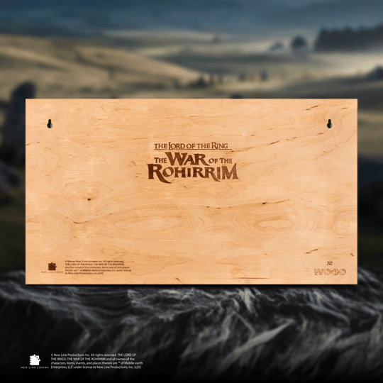 THE WAR OF THE ROHIRRIM ROHAN 3D WOOD MAP - ZeWood