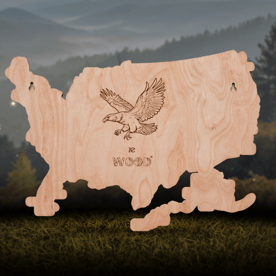 NATIONAL PARKS 3D WOOD POSTER - ZeWood