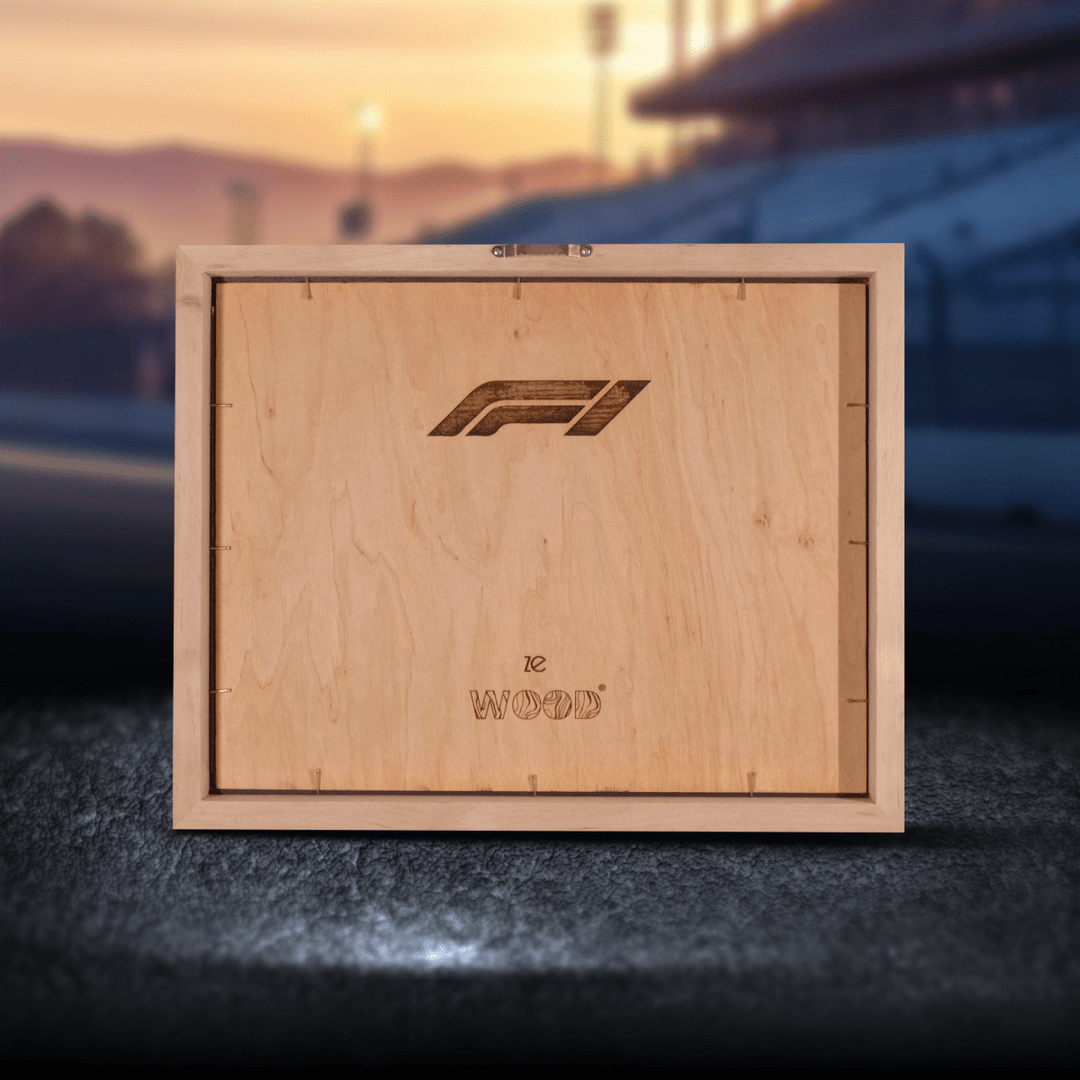 FORMULA 1 CIRCUIT DE BARCELONA - CATALUNYA 3D WOOD MAP - ZeWood