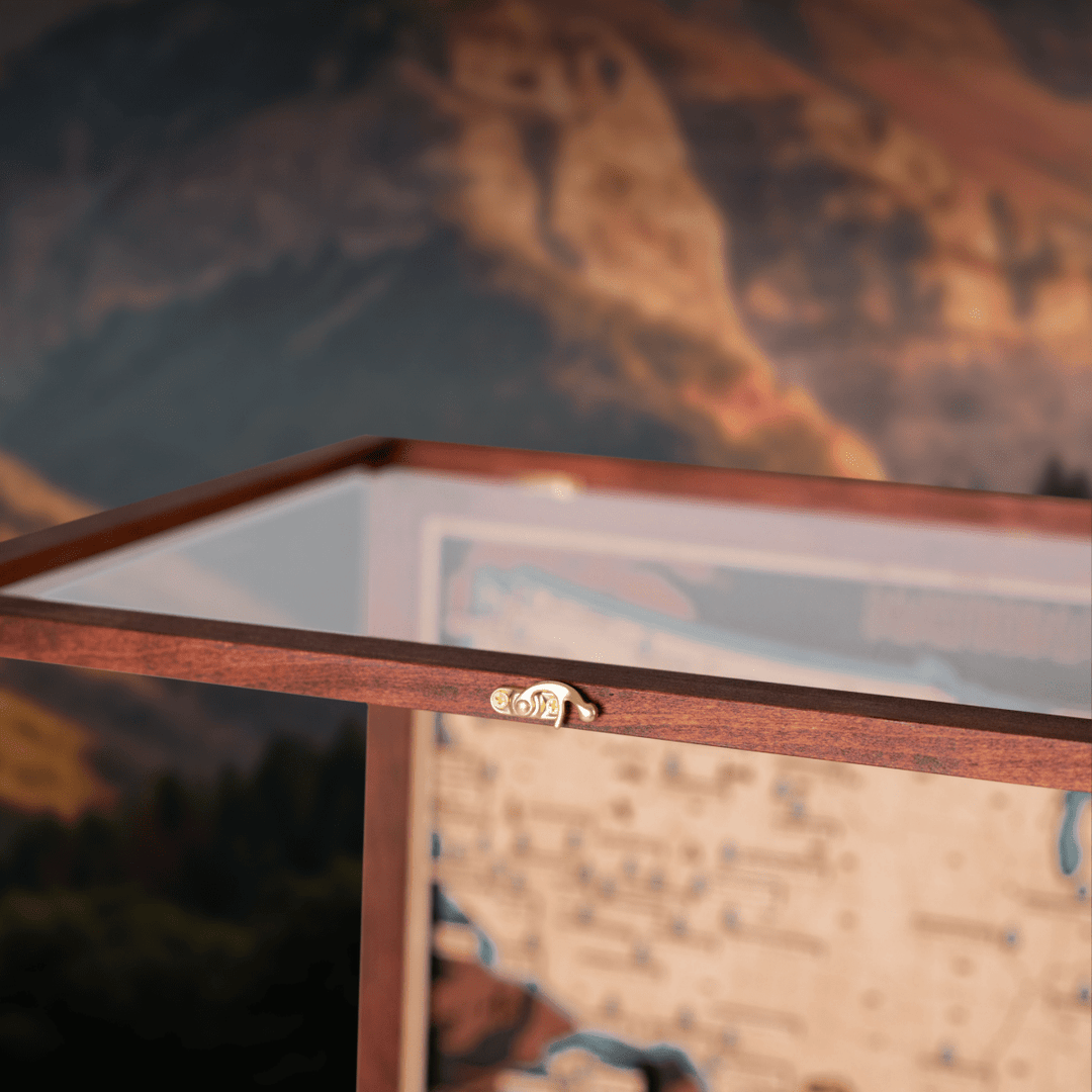 US 3D WOOD MAP OF NATIONAL PARKS - ZeWood