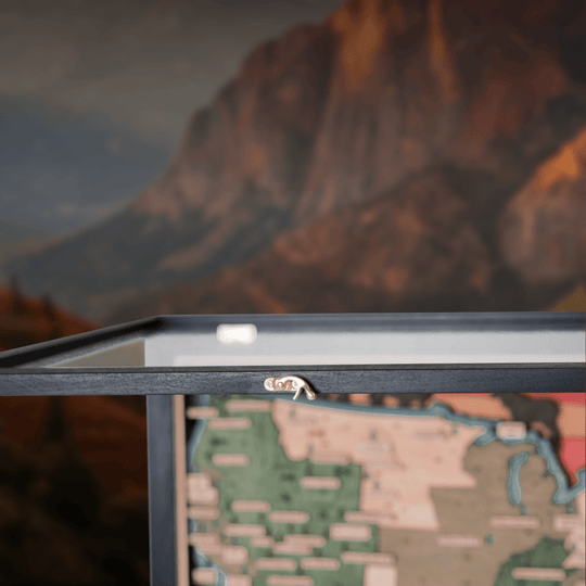 US 3D WOOD MAP OF NATIONAL PARKS - ZeWood