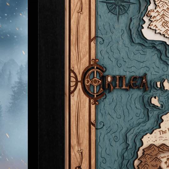 ERILEA 3D WOOD MAP - ZeWood