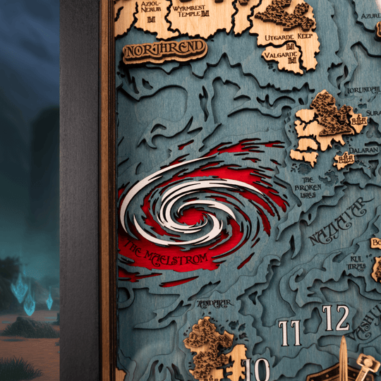 Alliance 3D Wall Clock - ZeWood