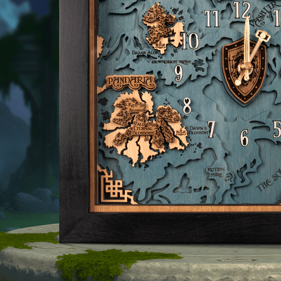 Alliance 3D Wall Clock - ZeWood