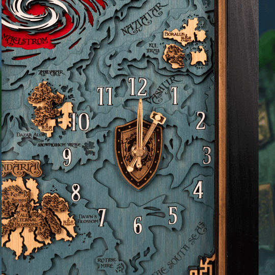 Alliance 3D Wall Clock - ZeWood