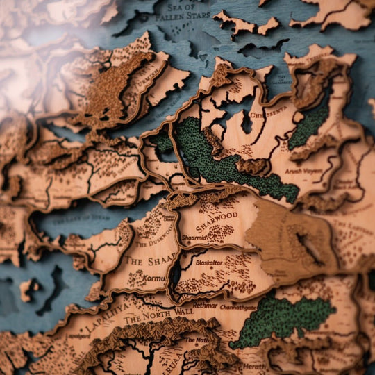 D&D 3D WOOD MAP - ZeWood