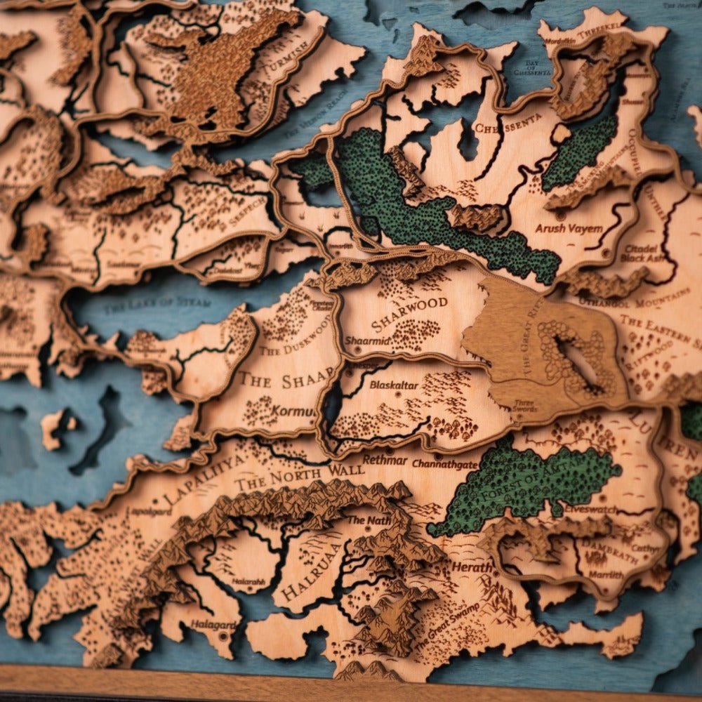 D&D 3D WOOD MAP - ZeWood