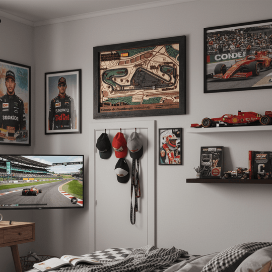 FORMULA 1 CIRCUIT DE BARCELONA - CATALUNYA 3D WOOD MAP - ZeWood