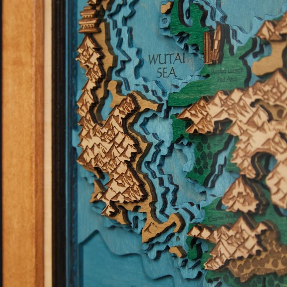 GAIA 3D WOOD MAP - ZeWood