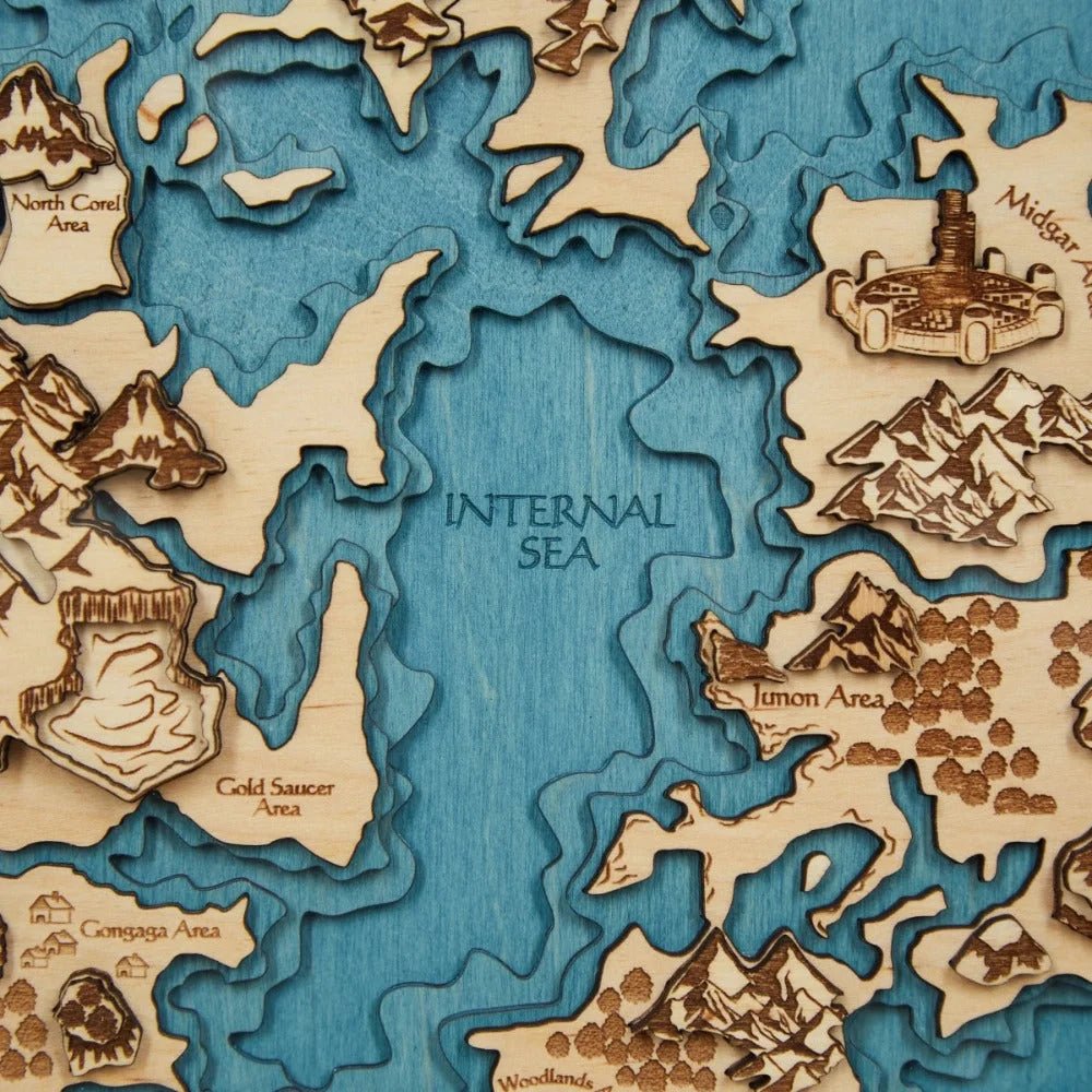 GAIA 3D WOOD MAP - ZeWood