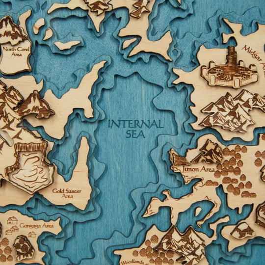 GAIA 3D WOOD MAP - ZeWood