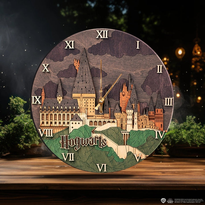 HOGWARTS™ CASTLE 3D WOOD CLOCK
